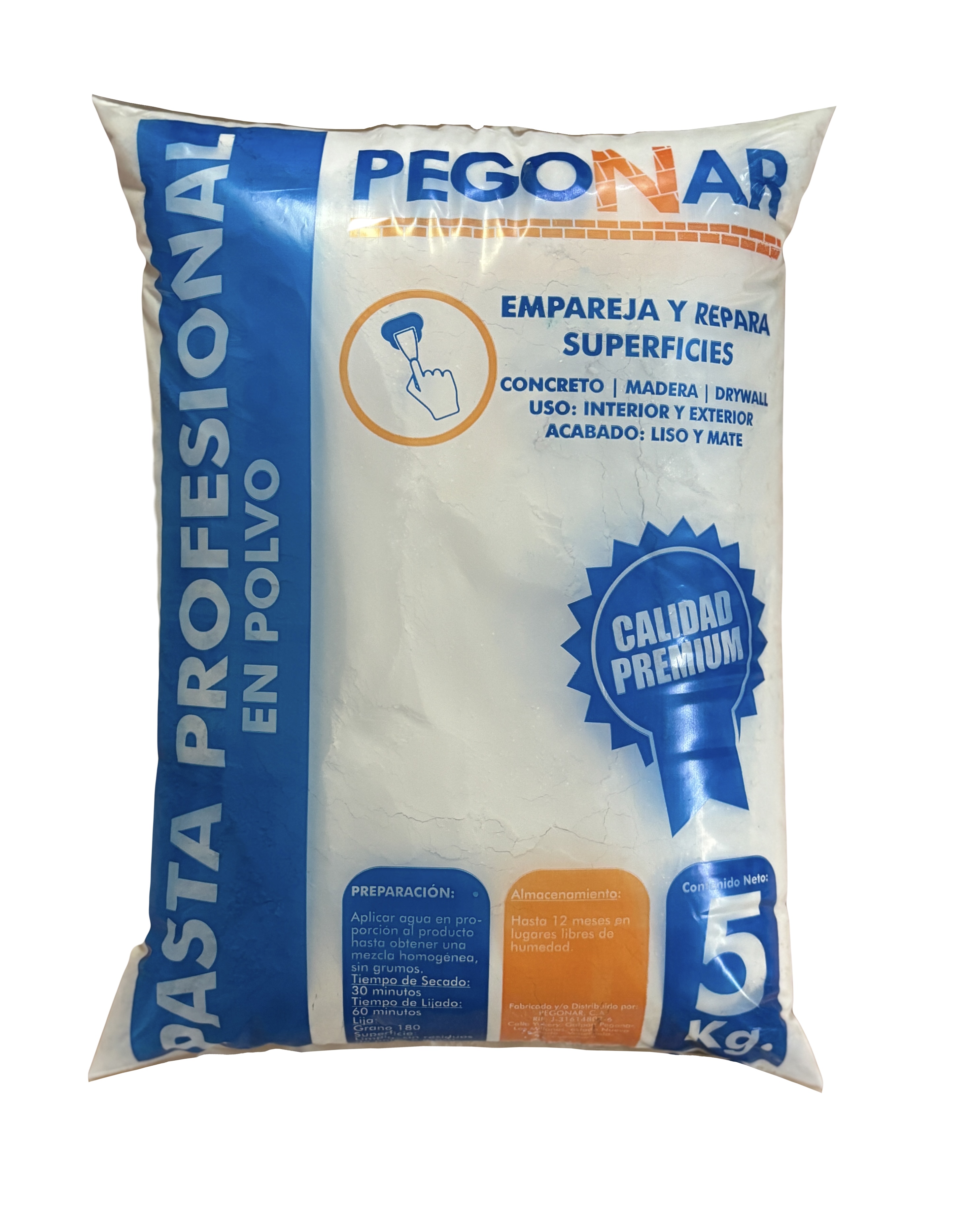 PASTA PROFESIONAL EN POLVO 5 KG