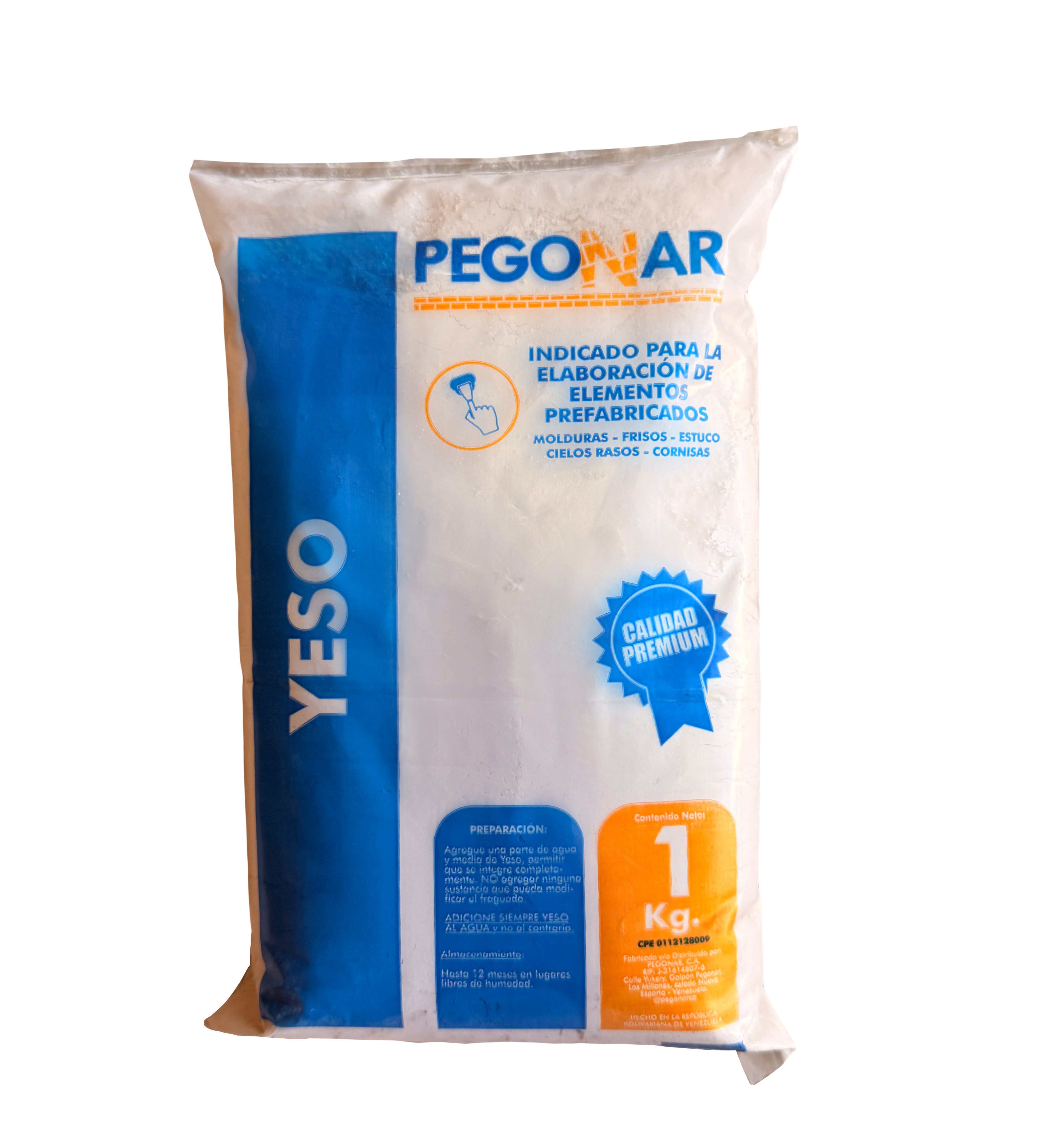 YESO IMPORTADO 1 KG.
