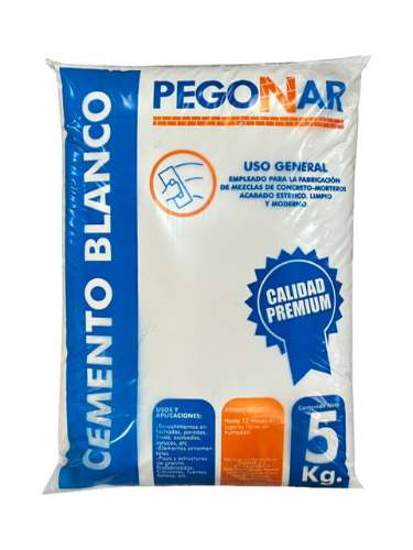 CEMENTO BLANCO IMPORTADO 5 KG